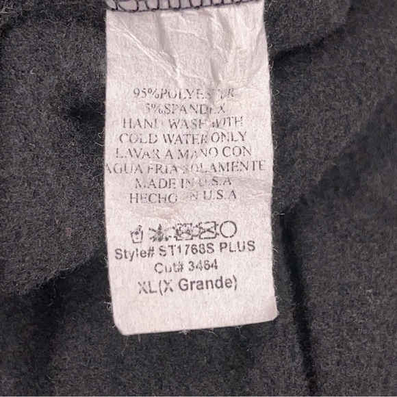 XL HEIMISH BLACK SWEATSHIRT LONG SLEEVE STRETCH CASUAL - Picture 10 of 10